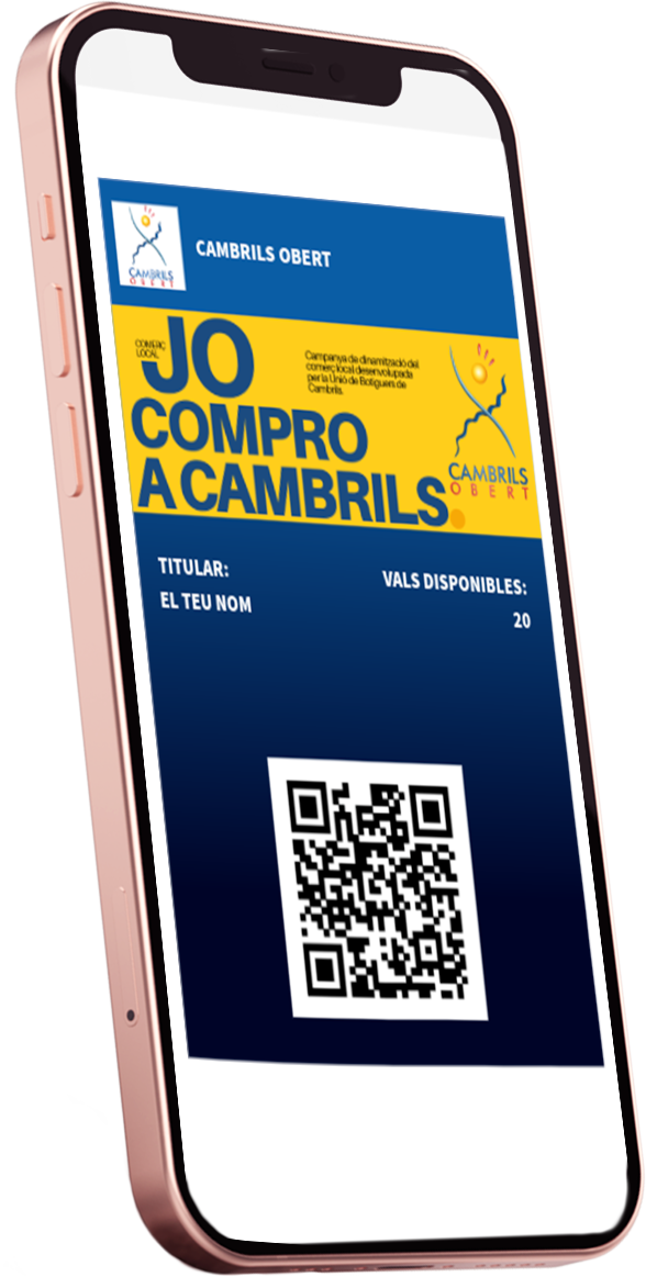 Targeta fidelitat CambrilsObert